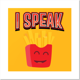 I SPEAK FRENCH || FUNNY GRAPHIC Posters and Art